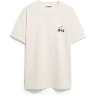T-shirt Armedangels Jaames Bike Blanc L T-shirt Armedangels Jaames Bike Blanc L