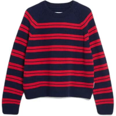 Damestrui met ronde hals Armedangels Liliriaa Bleu XL Damestrui met ronde hals Armedangels Liliriaa Bleu XL