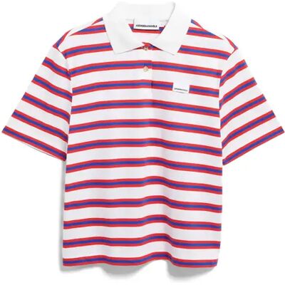 Gestreept poloshirt Armedangels Blanc L Gestreept poloshirt Armedangels Blanc L