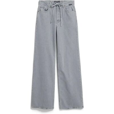 Dames Wide Leg Jeans Armedangels Astraeaas Gris 25x30 Dames Wide Leg Jeans Armedangels Astraeaas Gris 25x30