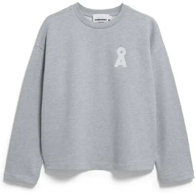 Dames-T-shirt met lange mouwen Armedangels Frankaa Maarlen Gris L Dames-T-shirt met lange mouwen Armedangels Frankaa Maarlen Gris L