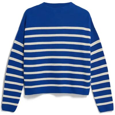 Vrouwentrui Armedangels Merinaa stripes Bleu L Vrouwentrui Armedangels Merinaa stripes Bleu L
