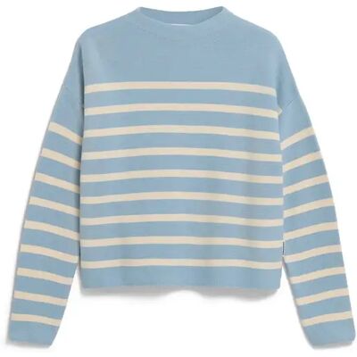 Vrouwentrui Armedangels Merinaa stripes Bleu S Vrouwentrui Armedangels Merinaa stripes Bleu S