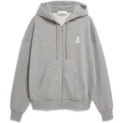 Hooded sweatshirt met rits Armedangels Saromiaan Gris M Hooded sweatshirt met rits Armedangels Saromiaan Gris M