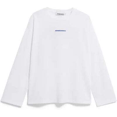 Longsleeve T-shirt Armedangels Fietaa Smile Blanc L Longsleeve T-shirt Armedangels Fietaa Smile Blanc L