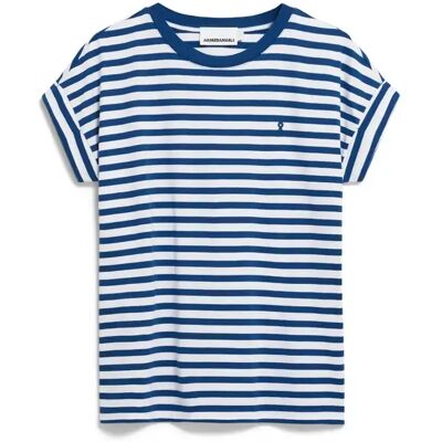 Dames-T-shirt ARMEDANGELS Idaara Stripes Blanc M Dames-T-shirt ARMEDANGELS Idaara Stripes Blanc M