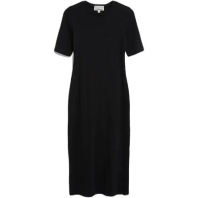 Dames t-shirt jurk ARMEDANGELS Sehaaraa Noir L Dames t-shirt jurk ARMEDANGELS Sehaaraa Noir L
