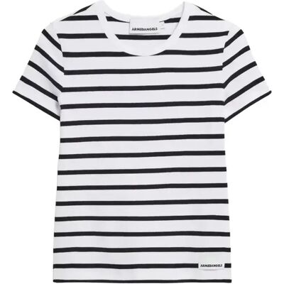 Dames-T-shirt ARMEDANGELS Kardaa Stripes Blanc XL Dames-T-shirt ARMEDANGELS Kardaa Stripes Blanc XL