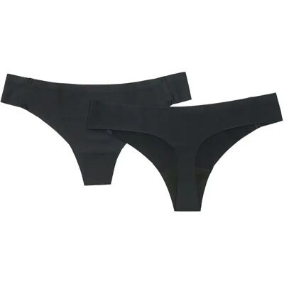 Dames string Athlecia Alax (x2) Noir 2XS/XS Dames string Athlecia Alax (x2) Noir 2XS/XS