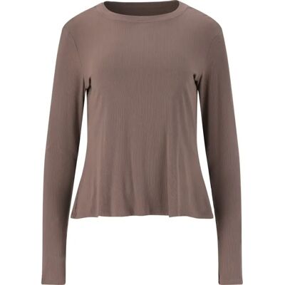Dames-T-shirt met lange mouwen Athlecia Mandes Marron 32 Dames-T-shirt met lange mouwen Athlecia Mandes Marron 32