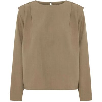 Vrouwenblouse b.young Mmidde Marron 42 Vrouwenblouse b.young Mmidde Marron 42