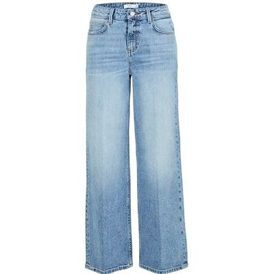 Jeans met wijde pijpen van katoen voor vrouwen b.young Kyjla Bleu 33 Jeans met wijde pijpen van katoen voor vrouwen b.young Kyjla Bleu 33