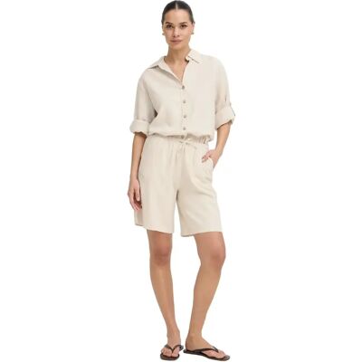 Korte viscose vrouw b.young BYFALAKKA Beige 36 Korte viscose vrouw b.young BYFALAKKA Beige 36