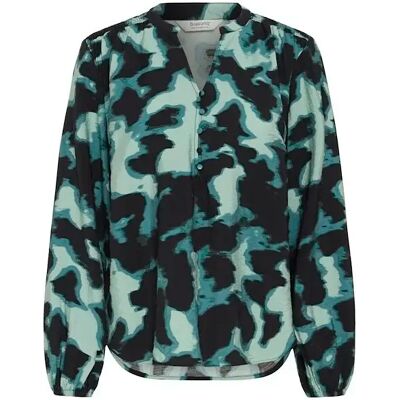 Vrouwenblouse b.young Ibine Smock Vert 42 Vrouwenblouse b.young Ibine Smock Vert 42