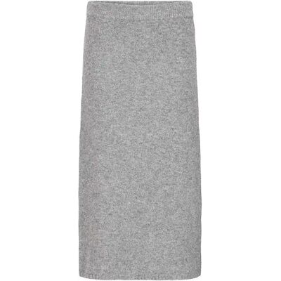 Lange damesrok b.young Otti Gris M Lange damesrok b.young Otti Gris M