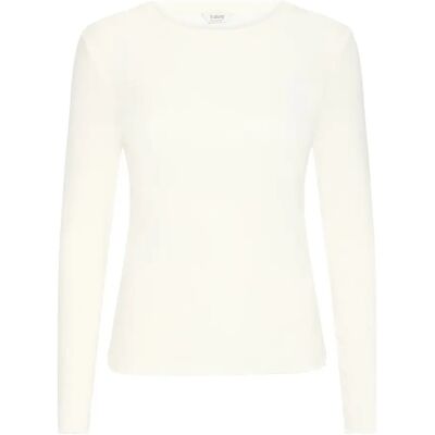 Dames-T-shirt met lange mouwen b.young BYSINNE Blanc L Dames-T-shirt met lange mouwen b.young BYSINNE Blanc L
