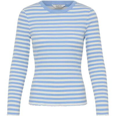 Dames-T-shirt met lange mouwen b.young BYSINNE Bleu L Dames-T-shirt met lange mouwen b.young BYSINNE Bleu L