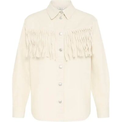 Vrouwenblouse b.young Lorax Blanc 38 Vrouwenblouse b.young Lorax Blanc 38