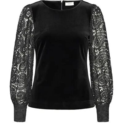 Vrouwenblouse b.young Sovelvet Noir XL Vrouwenblouse b.young Sovelvet Noir XL