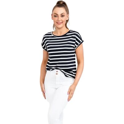 Dames-T-shirt b.young bypamila Noir M Dames-T-shirt b.young bypamila Noir M