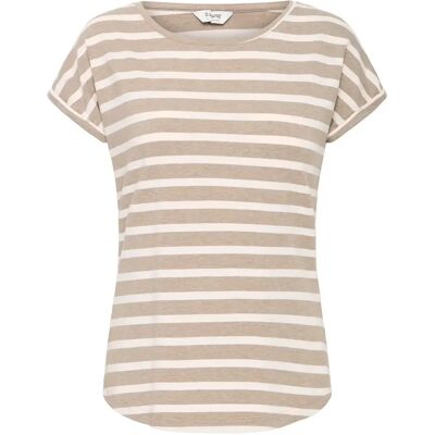 Dames-T-shirt met ronde hals b.young Pamila Beige XL Dames-T-shirt met ronde hals b.young Pamila Beige XL