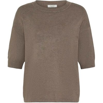 Gestreept dames-T-shirt b.young Mmorla Beige 2XL Gestreept dames-T-shirt b.young Mmorla Beige 2XL