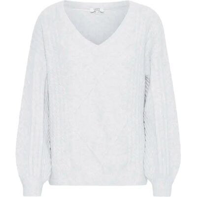 V-hals trui dames b.young Medi Gris XL V-hals trui dames b.young Medi Gris XL