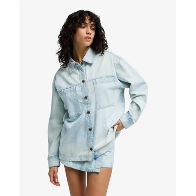 Vrouwenoverhemd Billabong Jade Saltwashed Bleu M Vrouwenoverhemd Billabong Jade Saltwashed Bleu M
