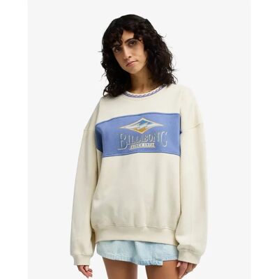 Dames sweatshirt Billabong Since 73 Point Break Blanc M Dames sweatshirt Billabong Since 73 Point Break Blanc M