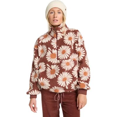 Damesfleece Billabong Time Off Rose XS Damesfleece Billabong Time Off Rose XS