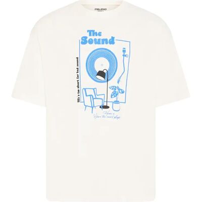 T-shirt Blend BHKARDO Blanc L T-shirt Blend BHKARDO Blanc L
