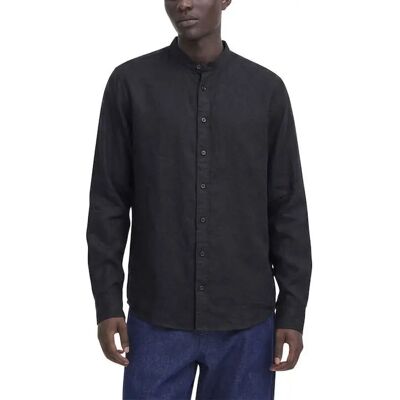 Shirt Blend Bobby Mandarin Noir S Shirt Blend Bobby Mandarin Noir S