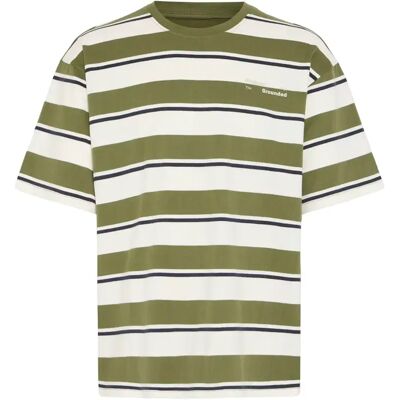 Gestreept T-shirt Blend BHKYRAN Blanc XL Gestreept T-shirt Blend BHKYRAN Blanc XL