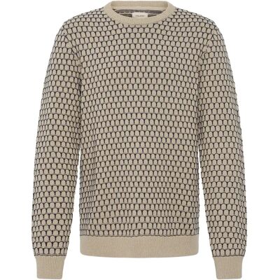 Trui Blend BHDong Crew Beige S Trui Blend BHDong Crew Beige S