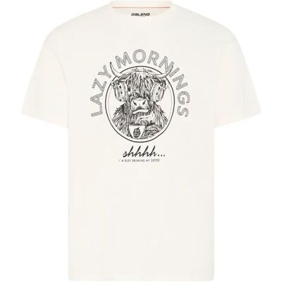 T-shirt Blend Kibe Blanc L T-shirt Blend Kibe Blanc L