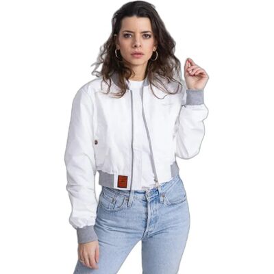 Bombers Original Damesjas Bombers MA102 Blanc S Bombers Original Damesjas Bombers MA102 Blanc S