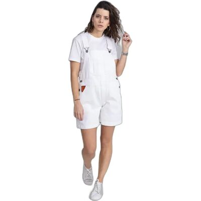 Bombers Original Dames kort jumpsuit Bombers Pike Blanc S Bombers Original Dames kort jumpsuit Bombers Pike Blanc S