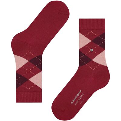 Damessokken Burlington Marylebone Rouge 36/41 Damessokken Burlington Marylebone Rouge 36/41