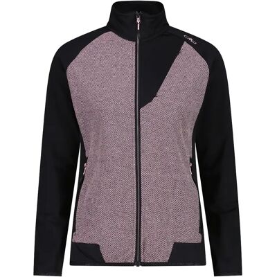 Hybride technische fleece met rits vrouw CMP Noir XS Hybride technische fleece met rits vrouw CMP Noir XS