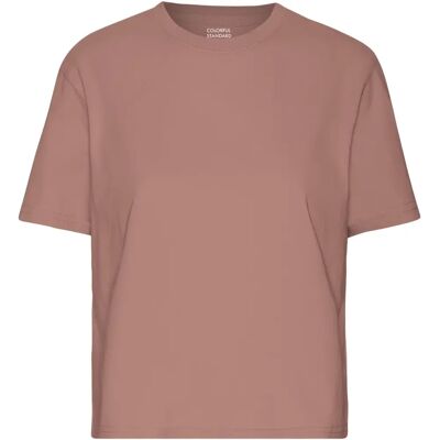 Dames-T-shirt Colorful Standard Organic Boxy rosewood mist Rose XL Dames-T-shirt Colorful Standard Organic Boxy rosewood mist Rose XL