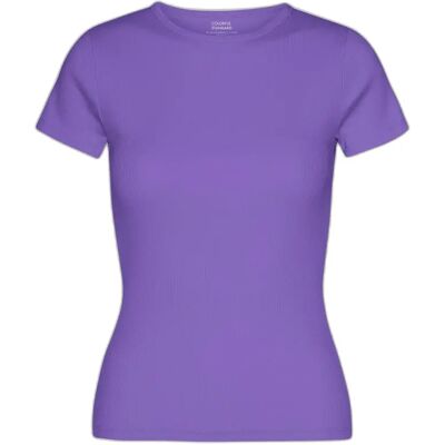 Geribd dames-T-shirt Colorful Standard Organic Violet L Geribd dames-T-shirt Colorful Standard Organic Violet L