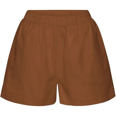 Damesshort Colorful Standard Organic Twill Ginger Brown Marron XS Damesshort Colorful Standard Organic Twill Ginger Brown Marron XS