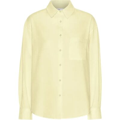 Damesoverhemd Colorful Standard Organic Soft Yellow Jaune L Damesoverhemd Colorful Standard Organic Soft Yellow Jaune L