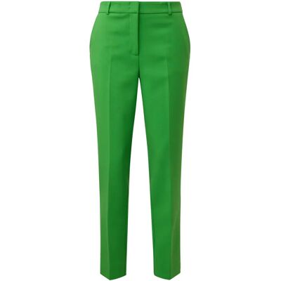 Vrouwelijke pantalon met splitzoom COMMA Vert 34 Vrouwelijke pantalon met splitzoom COMMA Vert 34