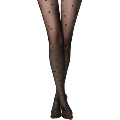 Damespanty Conte Elegant Cross Moon Noir Taille 3 Damespanty Conte Elegant Cross Moon Noir Taille 3