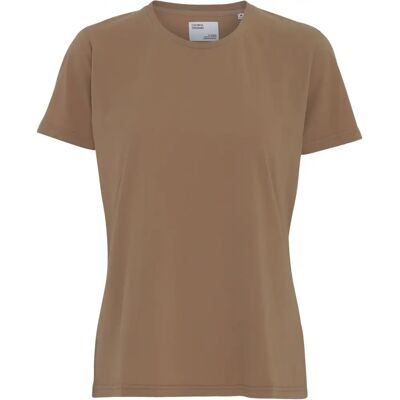 Dames-T-shirt Colorful Standard Light Organic sahara camel Marron S Dames-T-shirt Colorful Standard Light Organic sahara camel Marron S