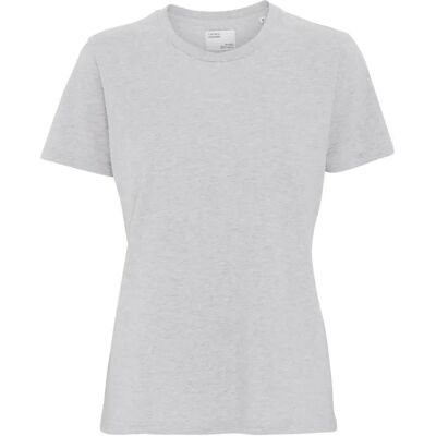 Dames-T-shirt Colorful Standard Light Organic snow melange Blanc L Dames-T-shirt Colorful Standard Light Organic snow melange Blanc L