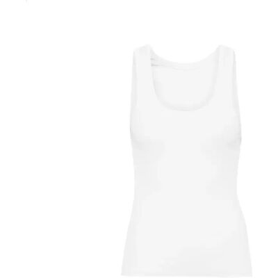 Geribd damestopje Colorful Standard Organic optical white Blanc S Geribd damestopje Colorful Standard Organic optical white Blanc S