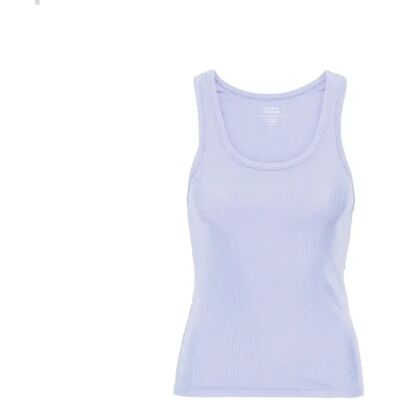 Geribd damestopje Colorful Standard Organic soft lavender Violet XS Geribd damestopje Colorful Standard Organic soft lavender Violet XS