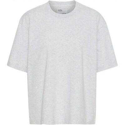 Dames-T-shirt Colorful Standard Organic oversized snow melange Blanc XS Dames-T-shirt Colorful Standard Organic oversized snow melange Blanc XS